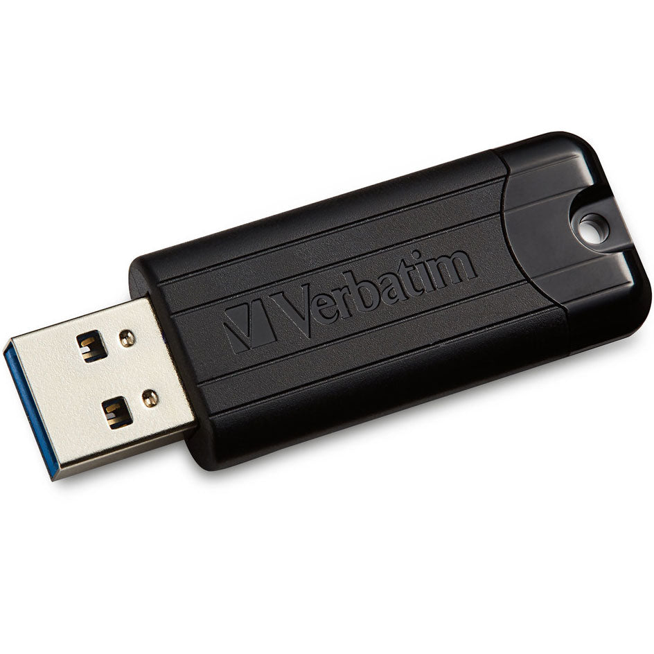 Mémoire externe USB-A Verbatim Pinstripe, 64 Go 