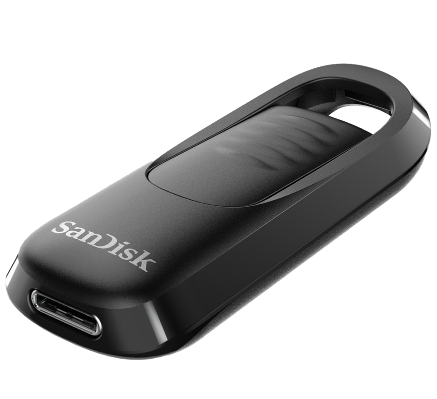 Mémoire Externe USB-C SanDisk Ultra Slider, 128Gb SDCZ480-128G-G46