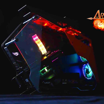 Mémoire RAM Dato Ares Armor, DDR4, RGB, 8GB, 3200Mhz, CL16, Noire