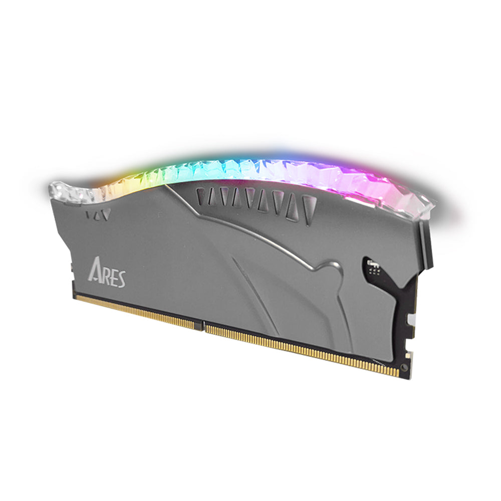 Mémoire RAM Dato Ares Armor Lite, DDR4, RGB, 8GB, 3600Mhz, CL18, Gris ARB8G4G36
