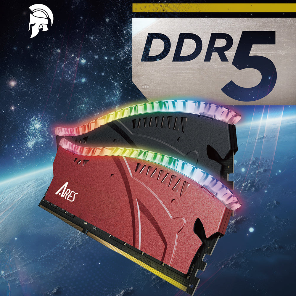 Mémoire RAM Dato Ares Armor Lite, DDR5, RGB, 16GB, 7000Mhz, Noire ARB16G5K70
