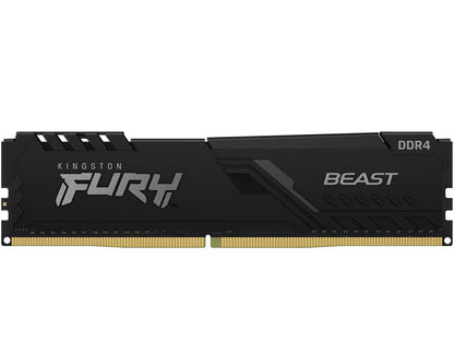 Mémoire RAM Kingston Fury Beast, DDR4, 8GB, 3200MHz KF432C16BB/8