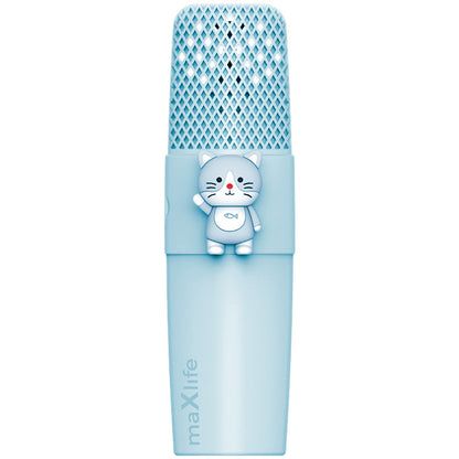 MaXlife Animal MXBM-500 Microphone Bluetooth, bleu 