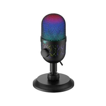 Microphone Gaming HAVIT GK52, RGB, USB-A, 1.8m, Noir
