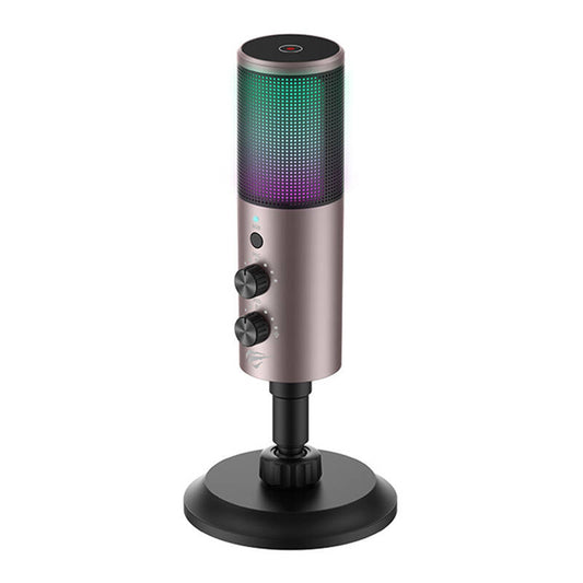 Microphone Gaming HAVIT GK61, RGB, USB-C, Gris