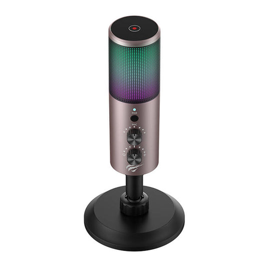Microphone Gaming HAVIT GK61, RGB, USB-C, Gris