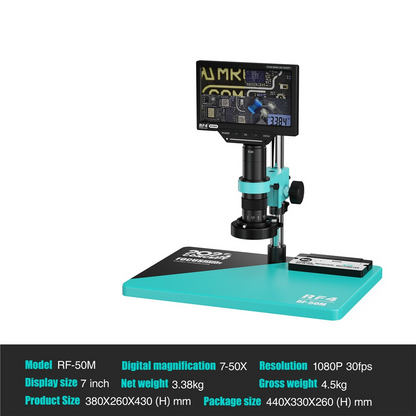 Microscope avec Moniteur RF4 RF-50M