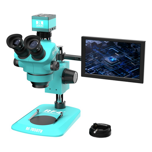 Microscope avec moniteur et caméra RF4 RF-7050TV + 2KC2PRO + S010