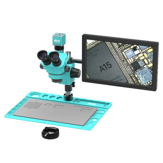 Microscope avec moniteur et caméra RF4 RF-7050TVD2 + 4KC1PRO + M156