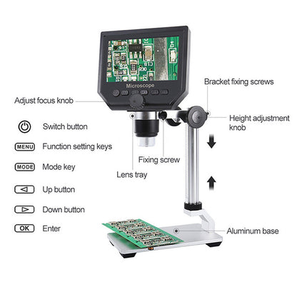 Microscope OEM, 600X, numérique 