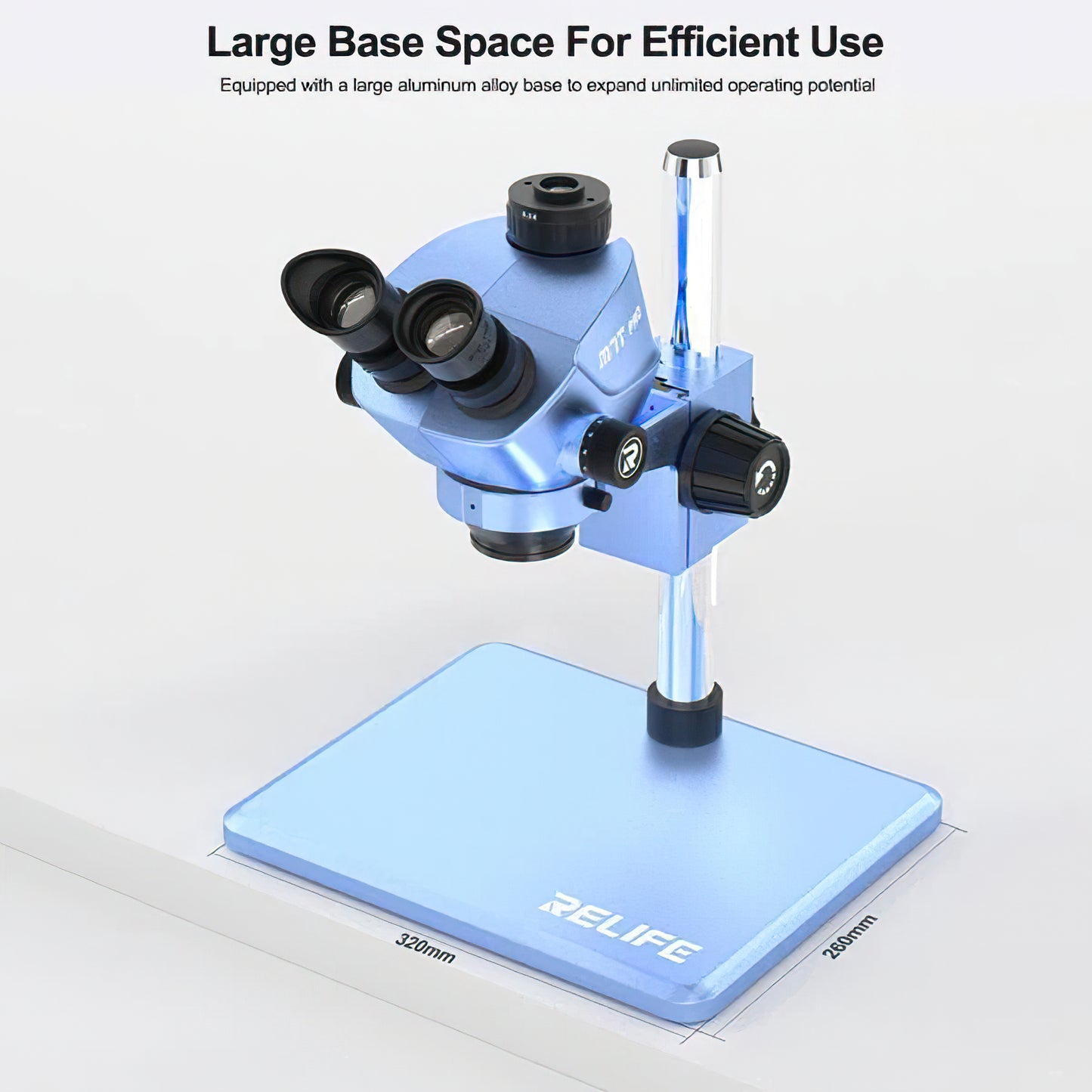 Microscope Relife RL-M7T Pro, Bleu