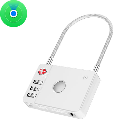 MiLi SmartTag MiLock Luggage pour iOS Series, Blanc HD-P16-L