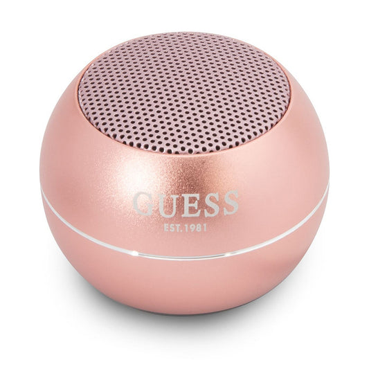Enceinte Portable Bluetooth Guess, 3W, Rose