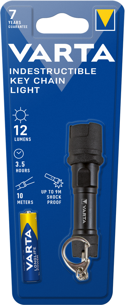 Lanterne LED INDESTRUCTIBLE Varta, 12lm, IPX4