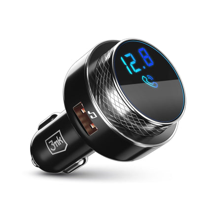 Modulateur FM Bluetooth 3MK Hyper Car, 2 x USB-A - 1 x microSD