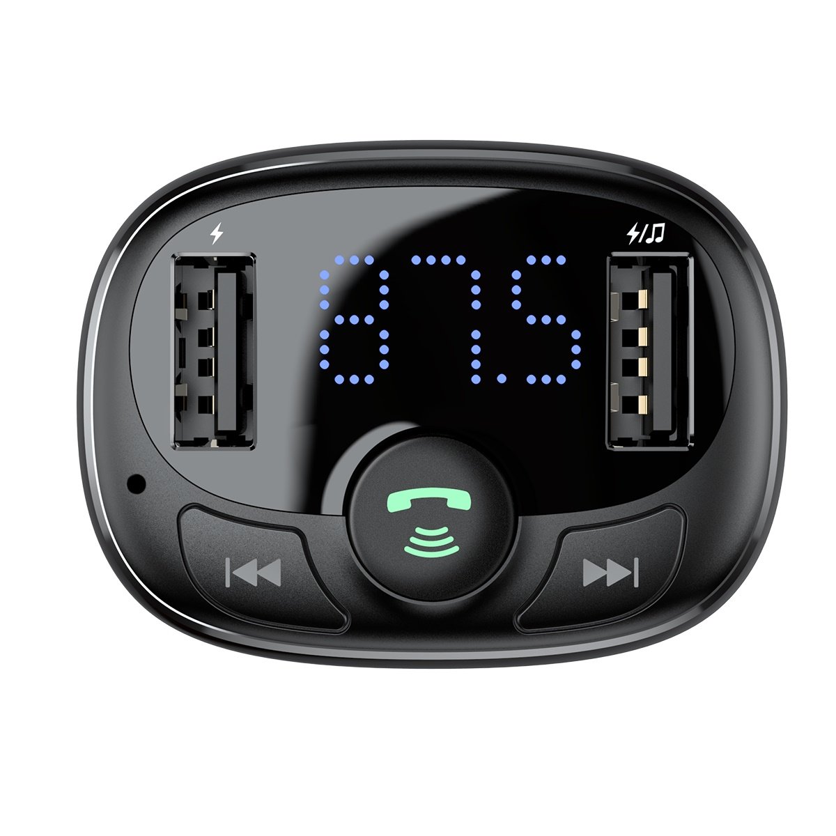 Modulateur FM Bluetooth Baseus S-09A, 2 x USB-A - 1 x microSD 