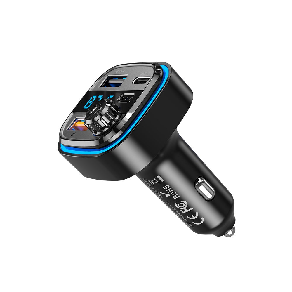 Blue Power Bluetooth FM Modulator BPBCC08, 2 x USB-A - 1 x USB-C