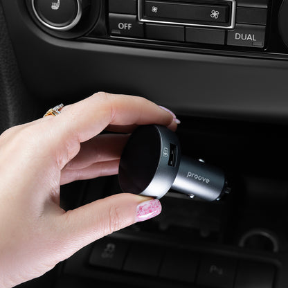 Modulateur FM Bluetooth Proove, 1 x USB-A - 1 x USB-C - 1 x microSD FMSS30110003