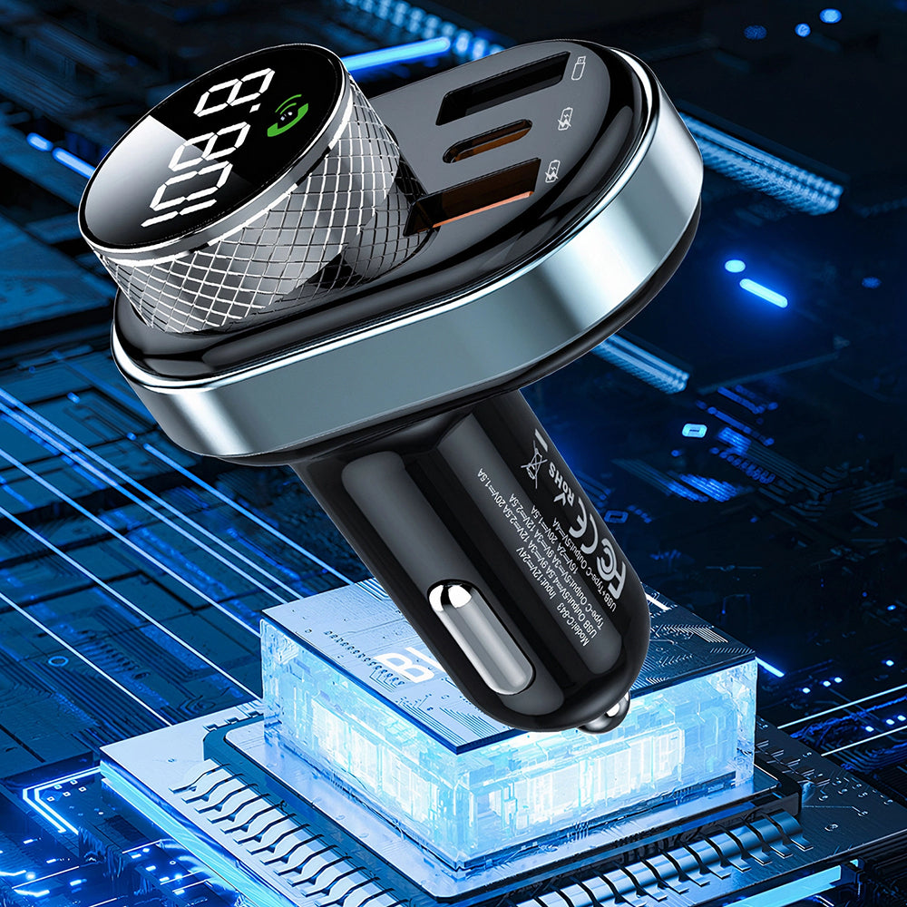 Modulateur FM Bluetooth Proove, 2 x USB-A - 1 x USB-C - 1 x microSD FMSL30110001