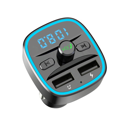 Modulateur FM Bluetooth Techsuit JamLink, 2 x USB-A - 1 x microSD