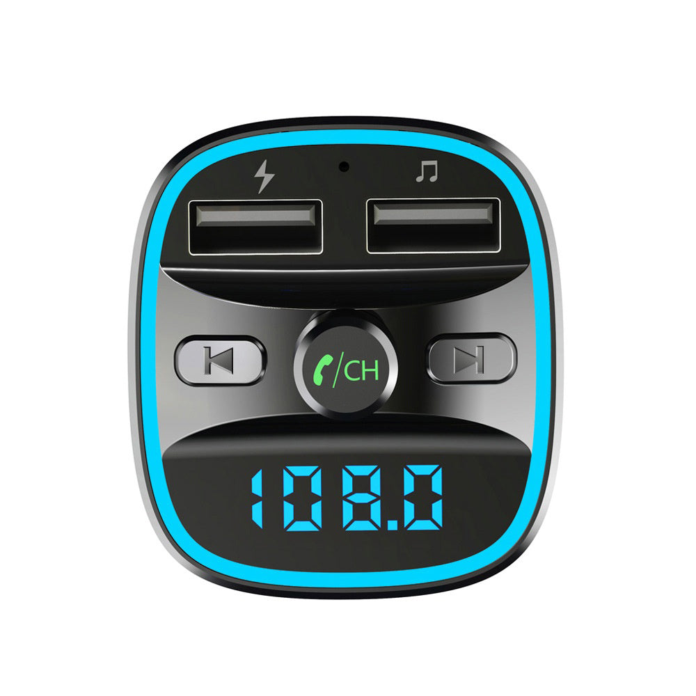 Modulateur FM Bluetooth Techsuit JamLink, 2 x USB-A - 1 x microSD