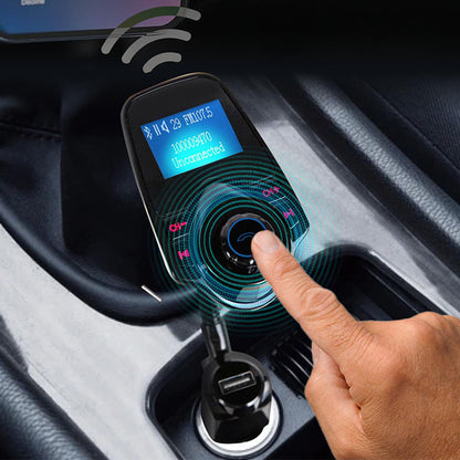 Modulateur FM Bluetooth Techsuit MFM4, 1 x USB-A - 1 x 3.5mm - 1 x microSD, Noir