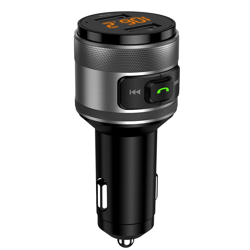 Modulateur FM Bluetooth Techsuit VoltTune, 2 x USB-A