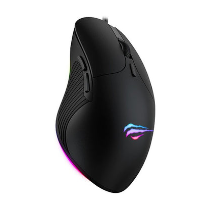 Souris Gaming Filaire USB HAVIT MS1020WB, RGB, 240DPI, Noir