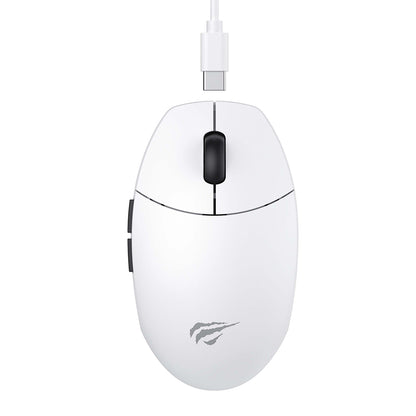 Souris Gaming Sans Fil HAVIT MS1039W, 800DPI - 7400DPI, Blanc