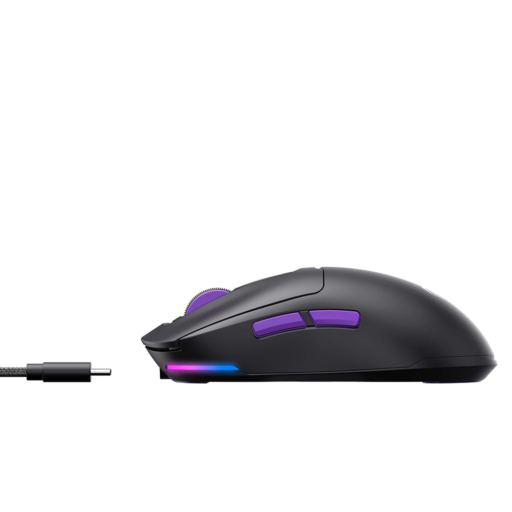 Souris Gaming Sans Fil HAVIT MS969WB, RGB, 1000DPI - 16000DPI, BT / Wi-Fi / Filaire, Noir