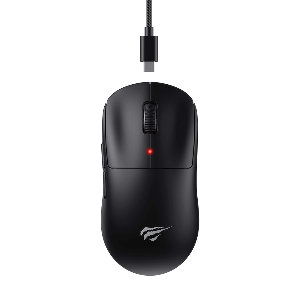 Souris Gaming Sans Fil HAVIT MS970WB Pro, 800DPI - 12000DPI, BT / Wi-Fi / Filaire, Noir