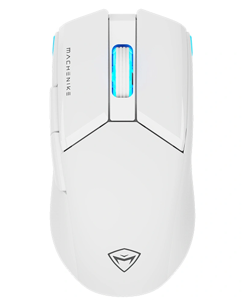 Machenike M7 Pro Wireless Gaming Mouse, RGB, 1000 DPI–26000 DPI, White