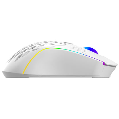 Souris Gaming Sans Fil Proove Buzz, RGB, 800DPI - 4800DPI, Blanc WMBU00022402
