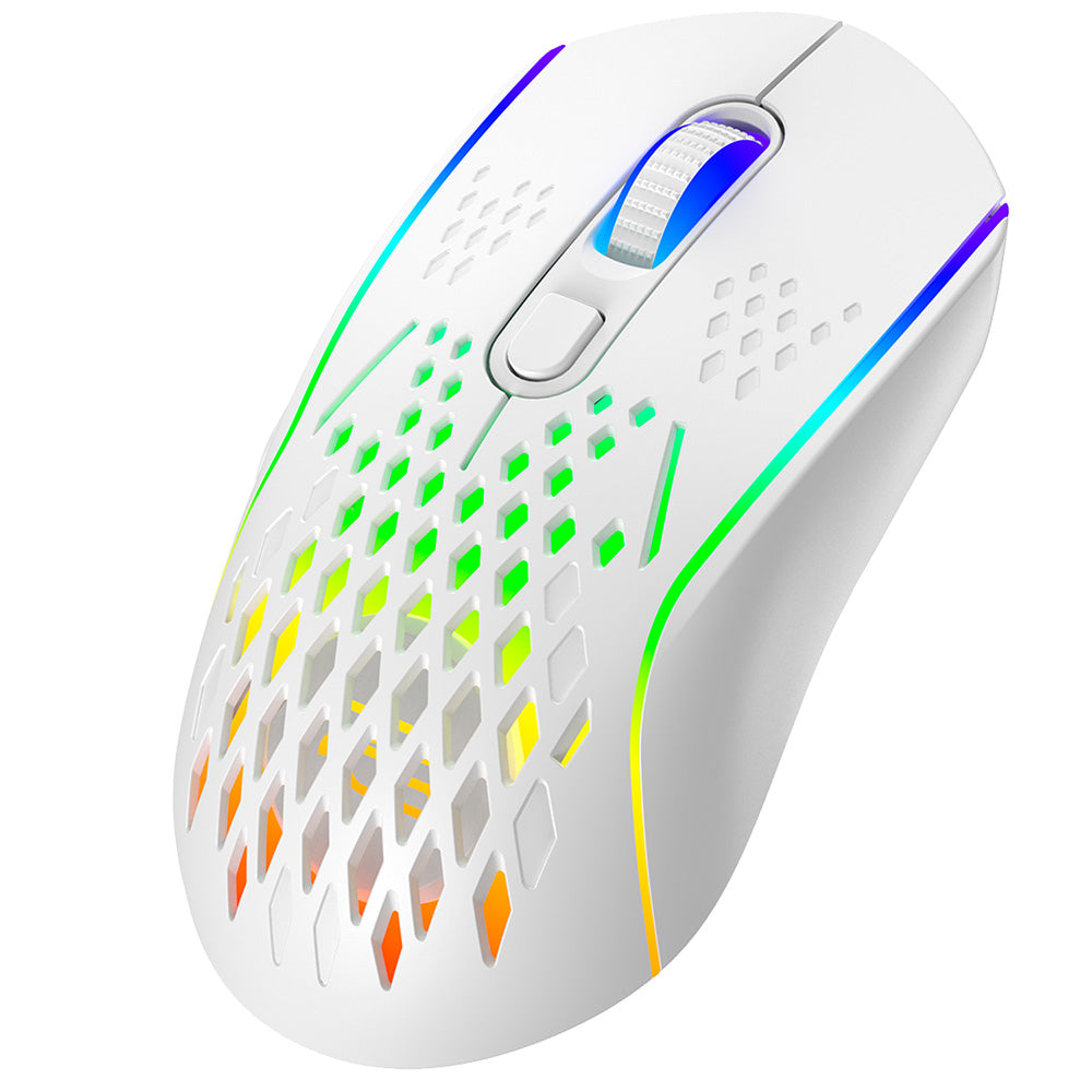 Souris Gaming Sans Fil Proove Buzz, RGB, 800DPI - 4800DPI, Blanc WMBU00022402