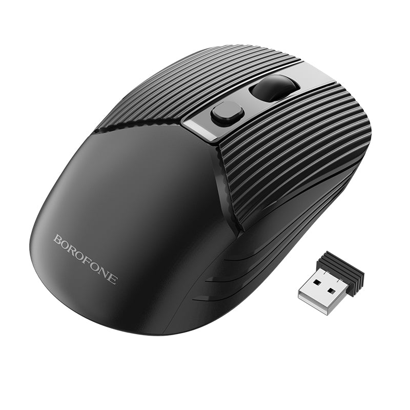 Souris sans fil Borofone BG5, 1600DPI, Noir