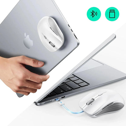 ESR MagMouse Wireless Mouse, 800DPI - 4800DPI, BT / Wi-Fi, White