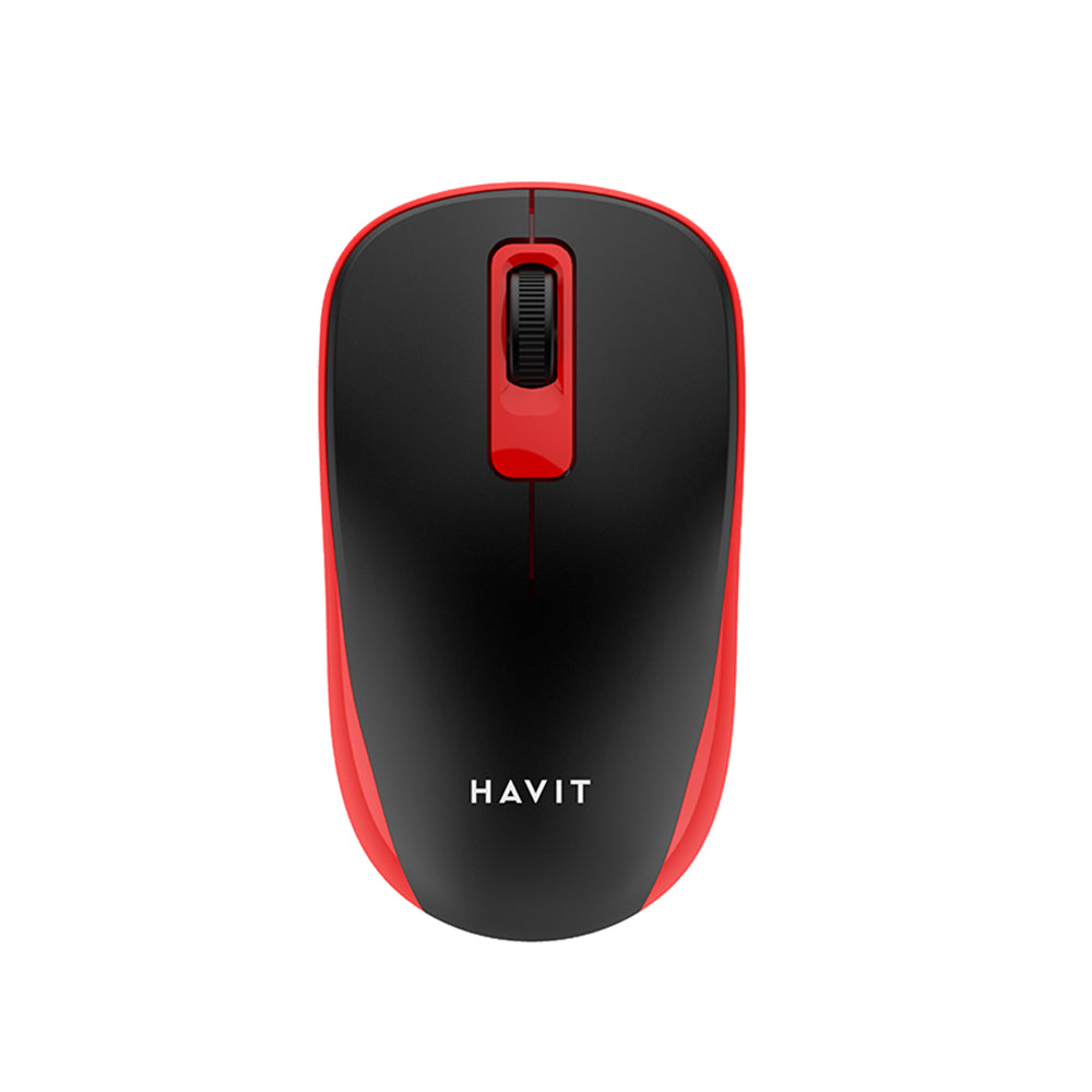 Souris sans fil HAVIT MS626GT, 1200DPI, Noir Rouge