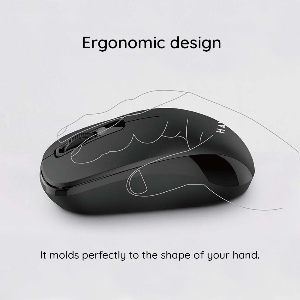 Souris sans fil HAVIT MS626GT, 1200DPI, Noir Rouge