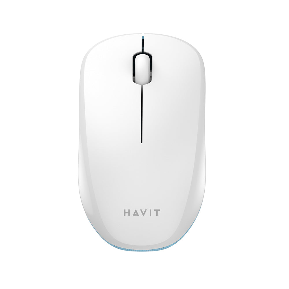 Souris sans fil HAVIT MS66GT, 1200DPI, Blanc Bleu