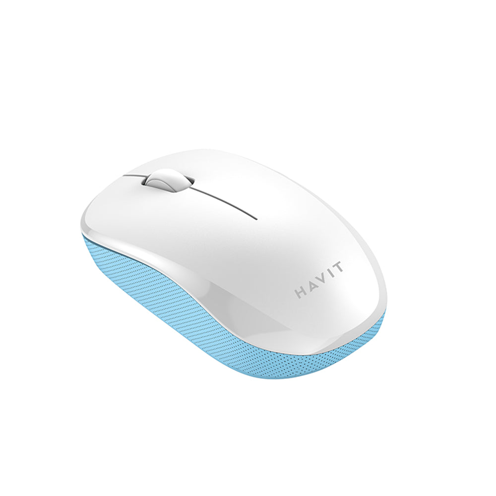 Souris sans fil HAVIT MS66GT, 1200DPI, Blanc Bleu