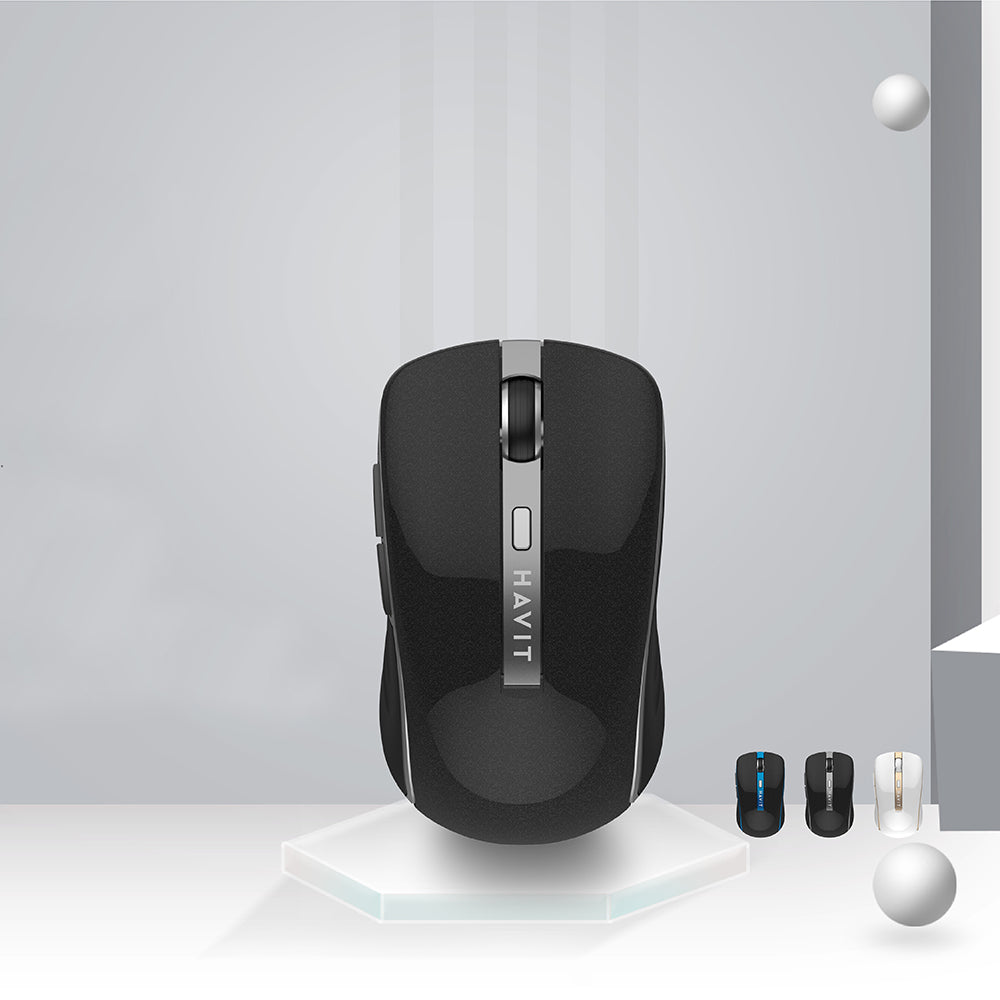 Souris sans fil HAVIT MS951GT, 1000DPI - 1600DPI, Noir Bleu
