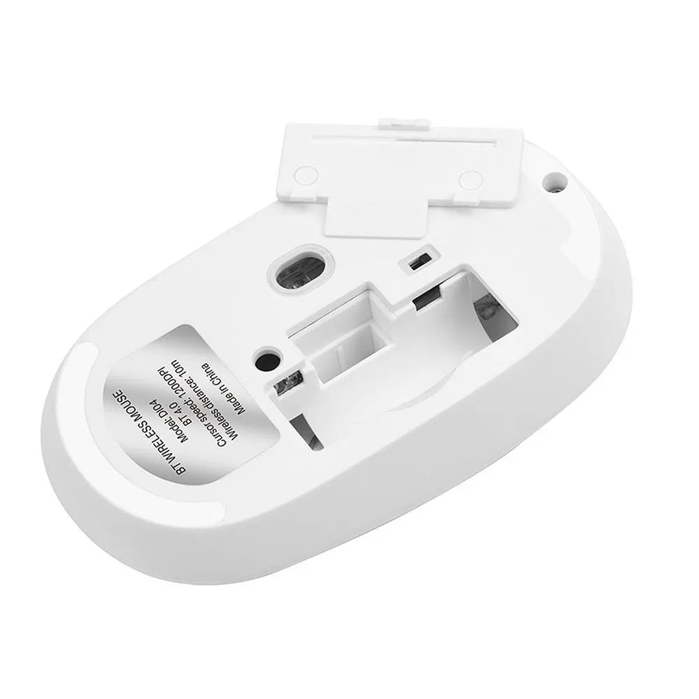 Souris sans fil HOCO DI04, 1200DPI, BT / Wi-Fi, Blanche