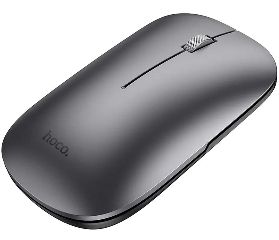 Souris sans fil HOCO GM43, 1600DPI, BT / Wi-Fi, Gris