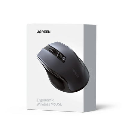 Souris sans fil UGREEN MU006 (90855), 4000DPI, BT / Wi-Fi, Gris