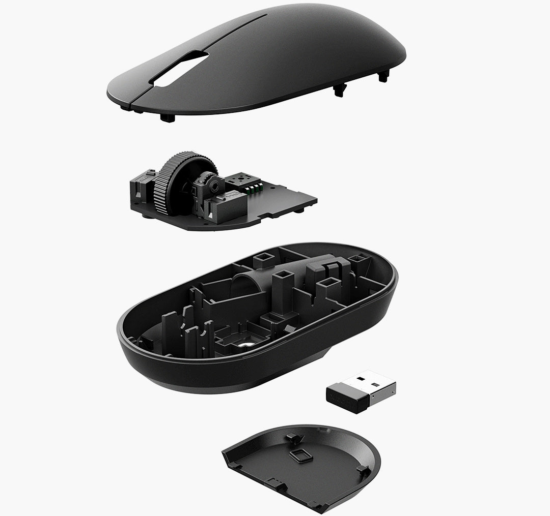 Souris sans fil Xiaomi Lite 2, Noir BHR8916GL