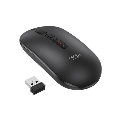 Souris sans fil XO Design M13 Silent Tri-mode, 1600DPI, BT / Wi-Fi, Noir