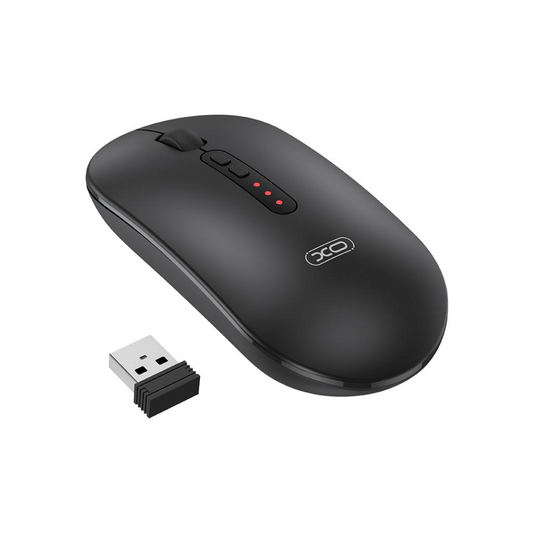 Souris sans fil XO Design M13 Silent Tri-mode, 1600DPI, BT / Wi-Fi, Noir