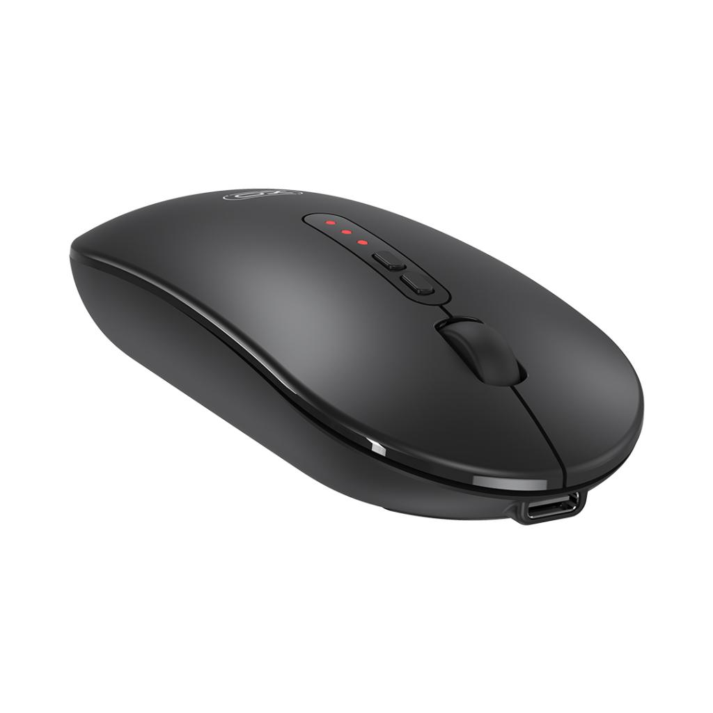Souris sans fil XO Design M13 Silent Tri-mode, 1600DPI, BT / Wi-Fi, Noir