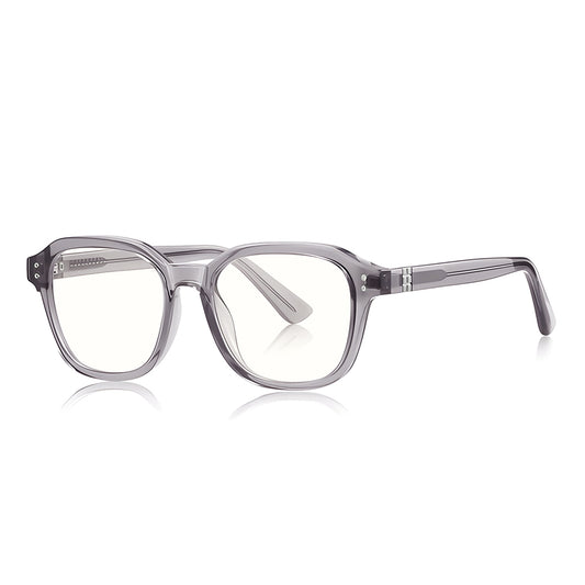Lunettes d'ordinateur pour hommes Techsuit 2227, Anti-Lumière Bleue, Gris