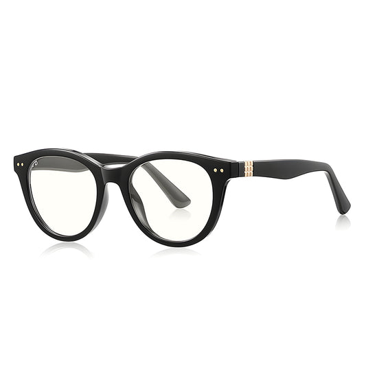Lunettes d'ordinateur pour hommes Techsuit 2231, Anti-Lumière Bleue, Noires